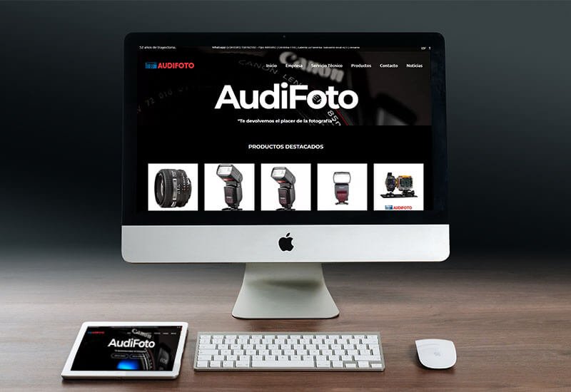 Audifoto - Sitio web